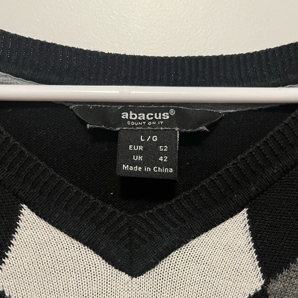 Abacus:  Argyle Pattern Sweater - Picture 2 of 3